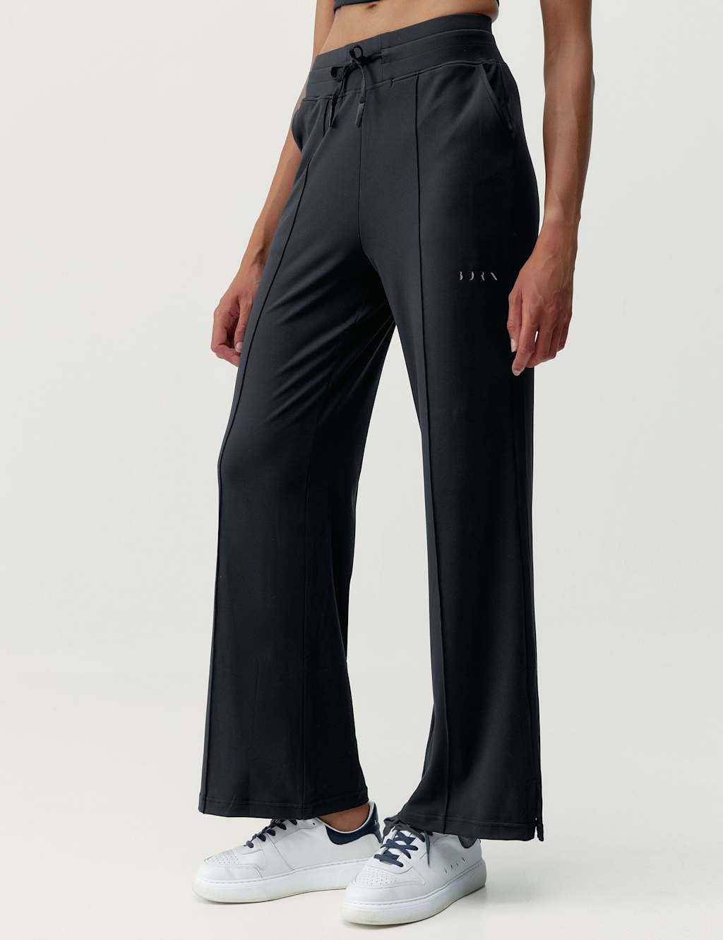 Born Women's Leila Straight Leg Culottes - Black, Black