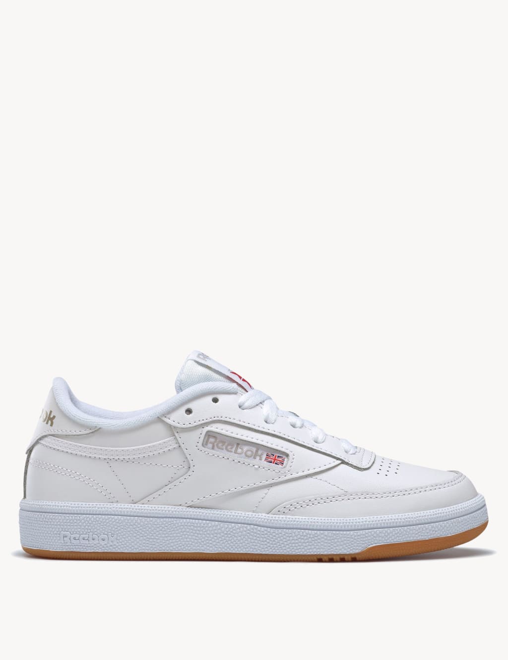 Club C 85 Leather Lace Up Trainers
