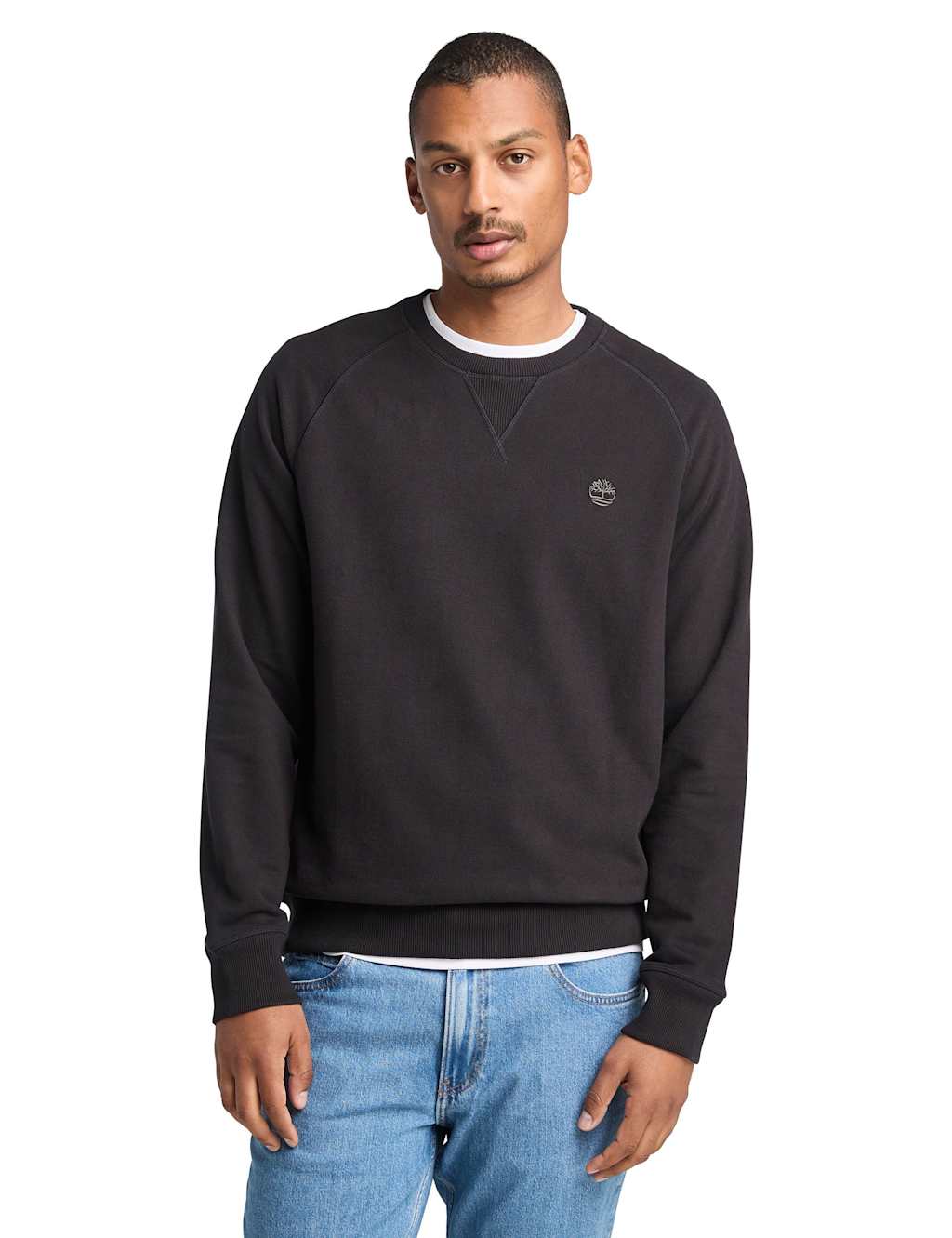 Timberland Men's Exeter River Cotton Rich Loopback Sweatshirt - L - Black