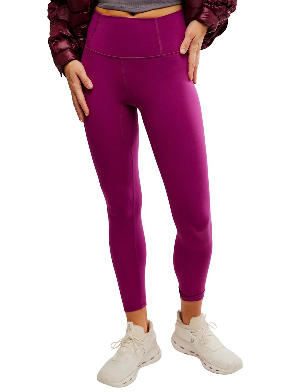 FP Movement Never Better High Waisted Leggings Dark Pink