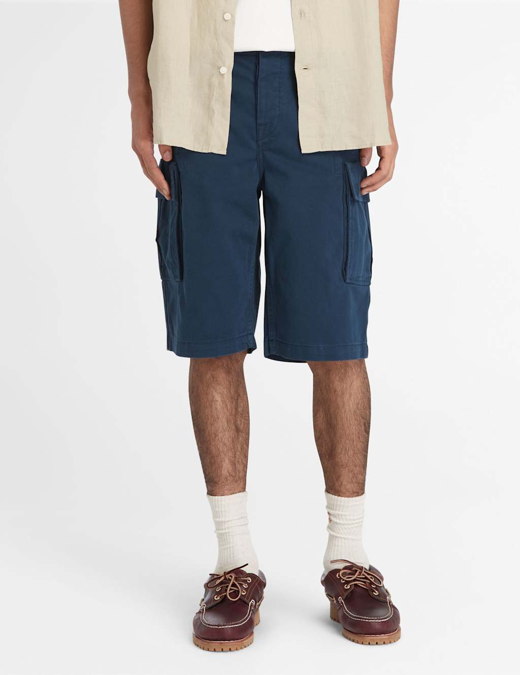 Brookline Pure Cotton Twill Cargo Shorts