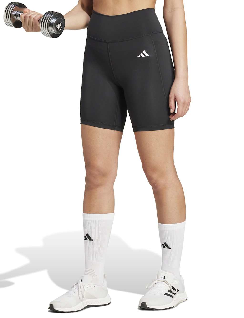 Adidas Optime Essentials High Waisted Shorts Black