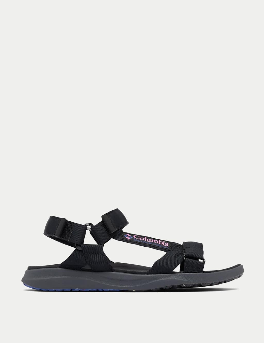 Columbia Women's Globetrot Ankle Strap Flat Sandals - 6 - Black, Black