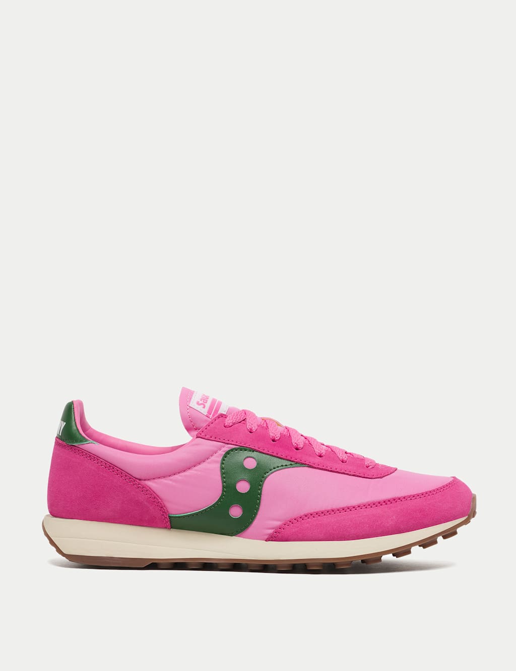 Saucony Trainer 80 Leather Trainers Pink Mix