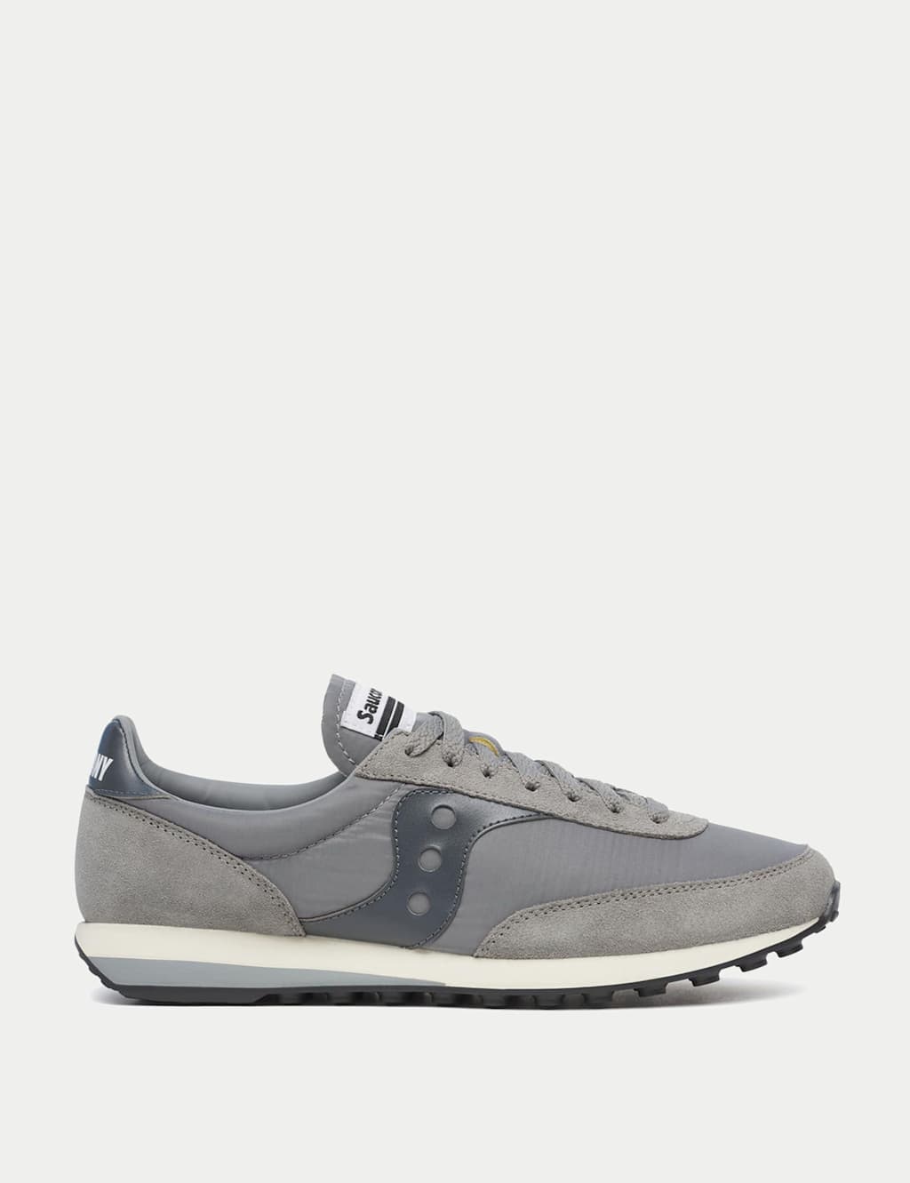 Saucony Trainer 80 Leather Trainers Grey Mix