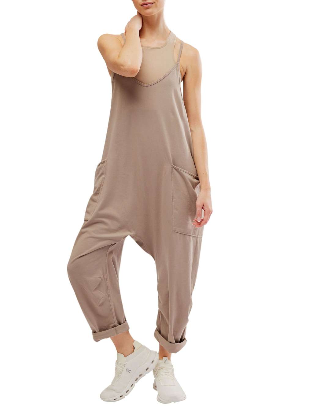 Hot Shot Cotton Rich Relaxed Jumpsuit