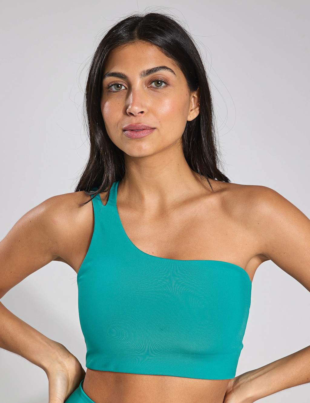 Uma One Shoulder Non Wired Sports Bra (S-XL)