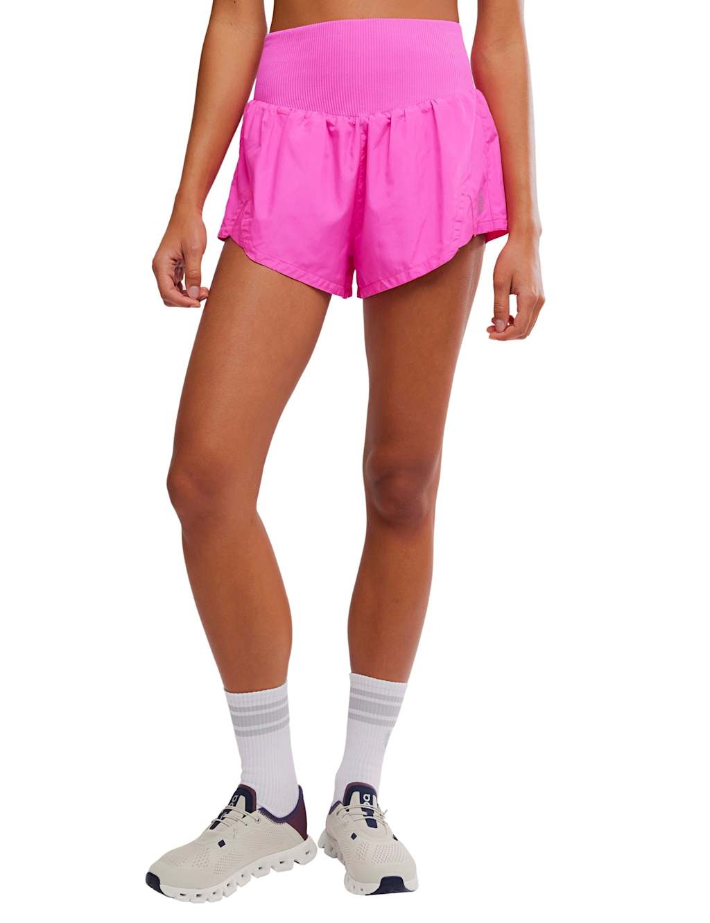 FP Movement Carpe Diem High Waisted Shorts Bright Pink