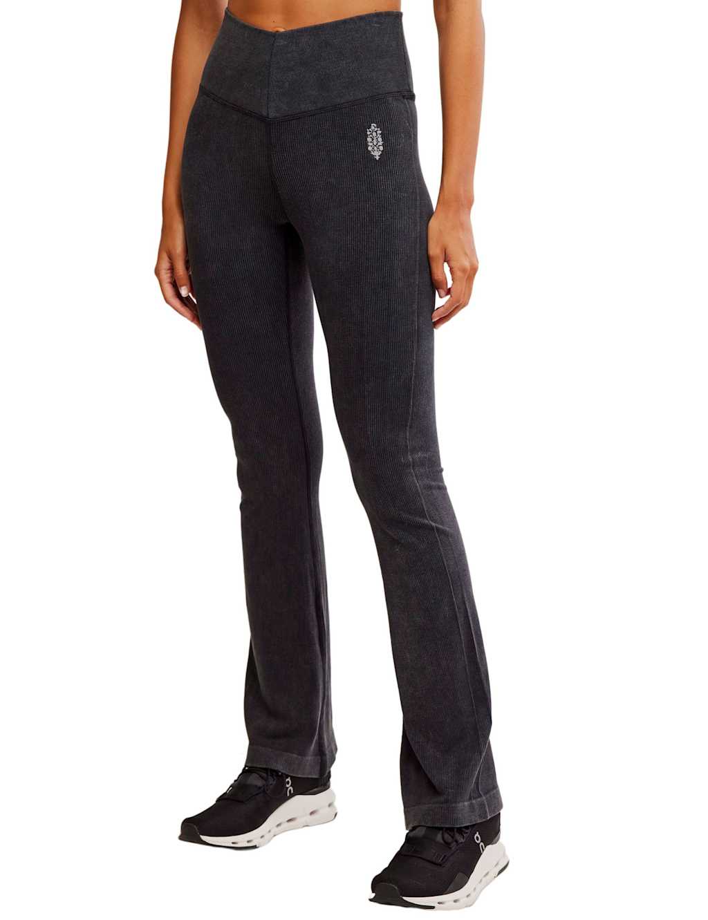Fp Movement Women's Go To Smooth High Waisted Flare Leggings - Dark Grey, Dark Grey
