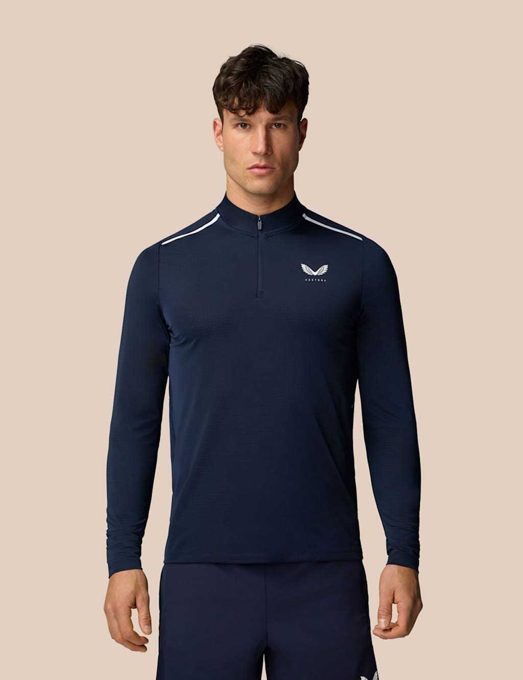 Funnel Neck Half Zip Training Top