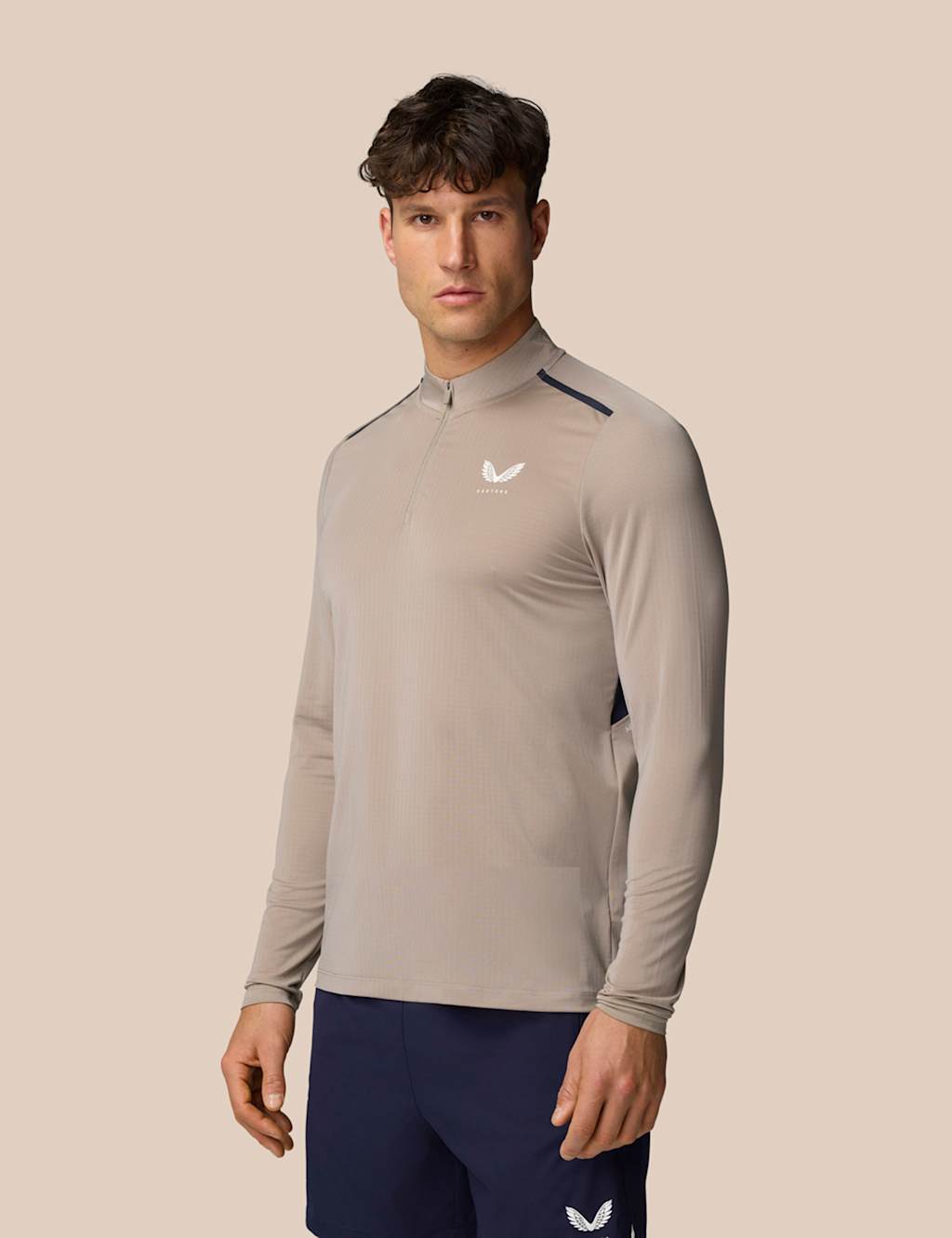 Funnel Neck Half Zip Training Top