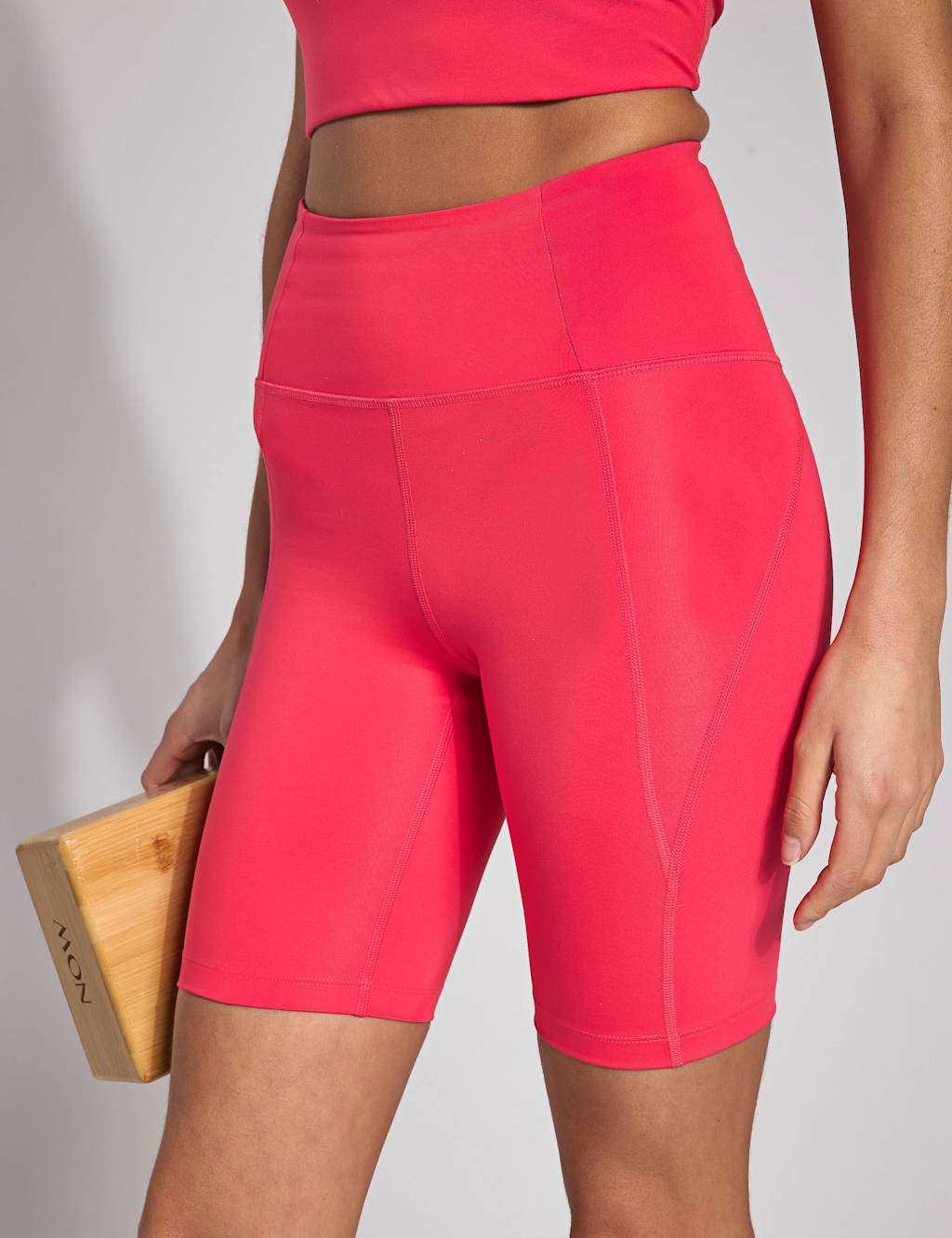 Womenfriend Collective Women's Compressive High Waisted Sports Shorts - Small - Bright Pink