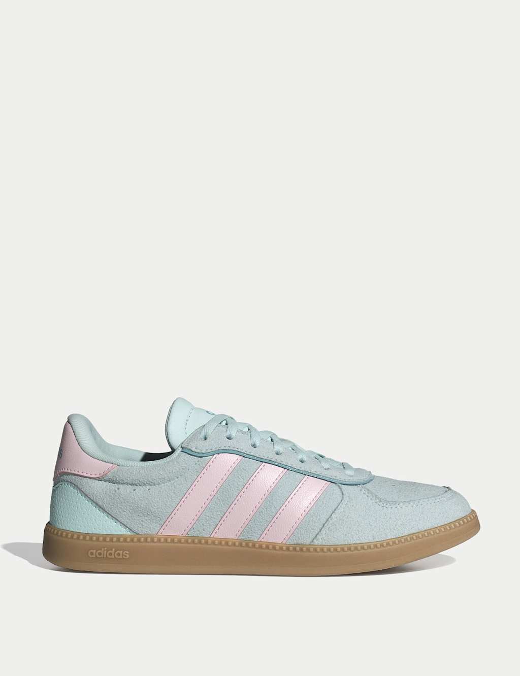 Adidas Breaknet Sleek Suede Trainers Duck Egg