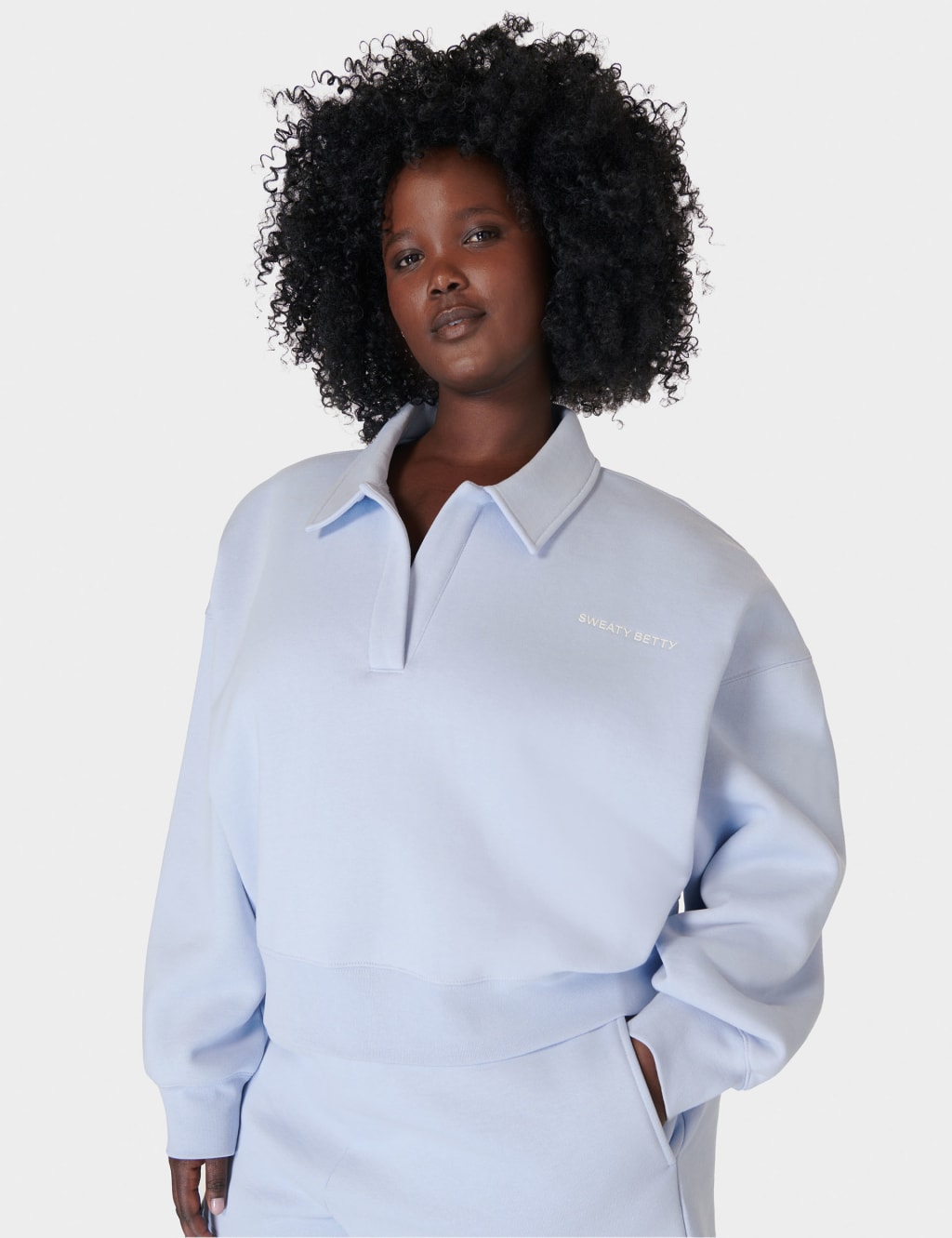 Powerhouse Cotton Rich Collared Sweatshirt