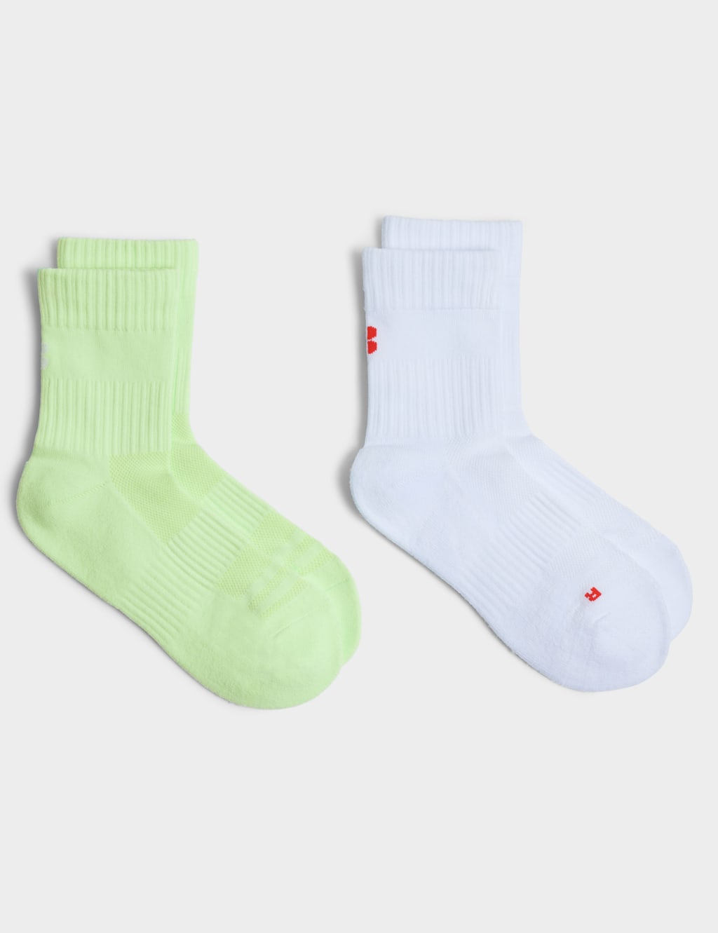 2pk Crew Running Ankle High Socks