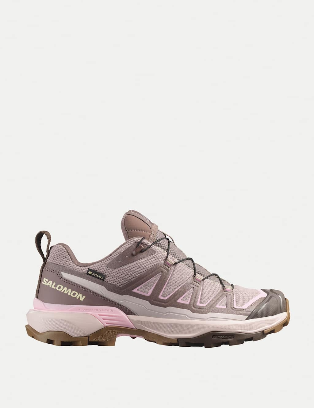 Salomon Women's X Ultra 360 Edge GTX Walking Shoes - 5 - Light Pink Mix, Light Pink Mix