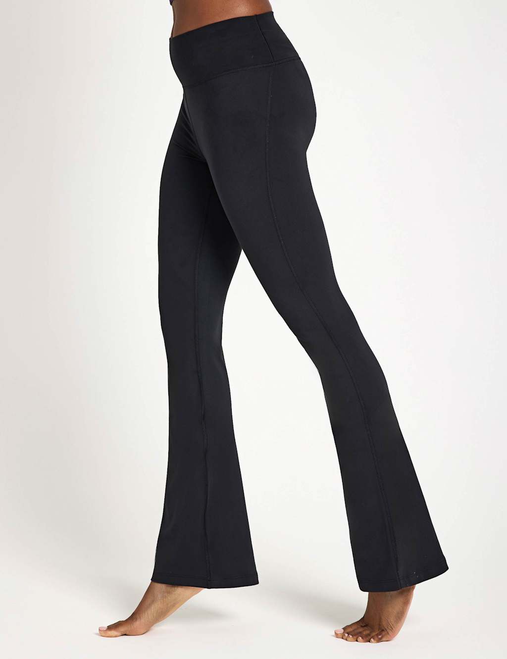 Adidas All Me Essentials High Waisted Flared Leggings Black