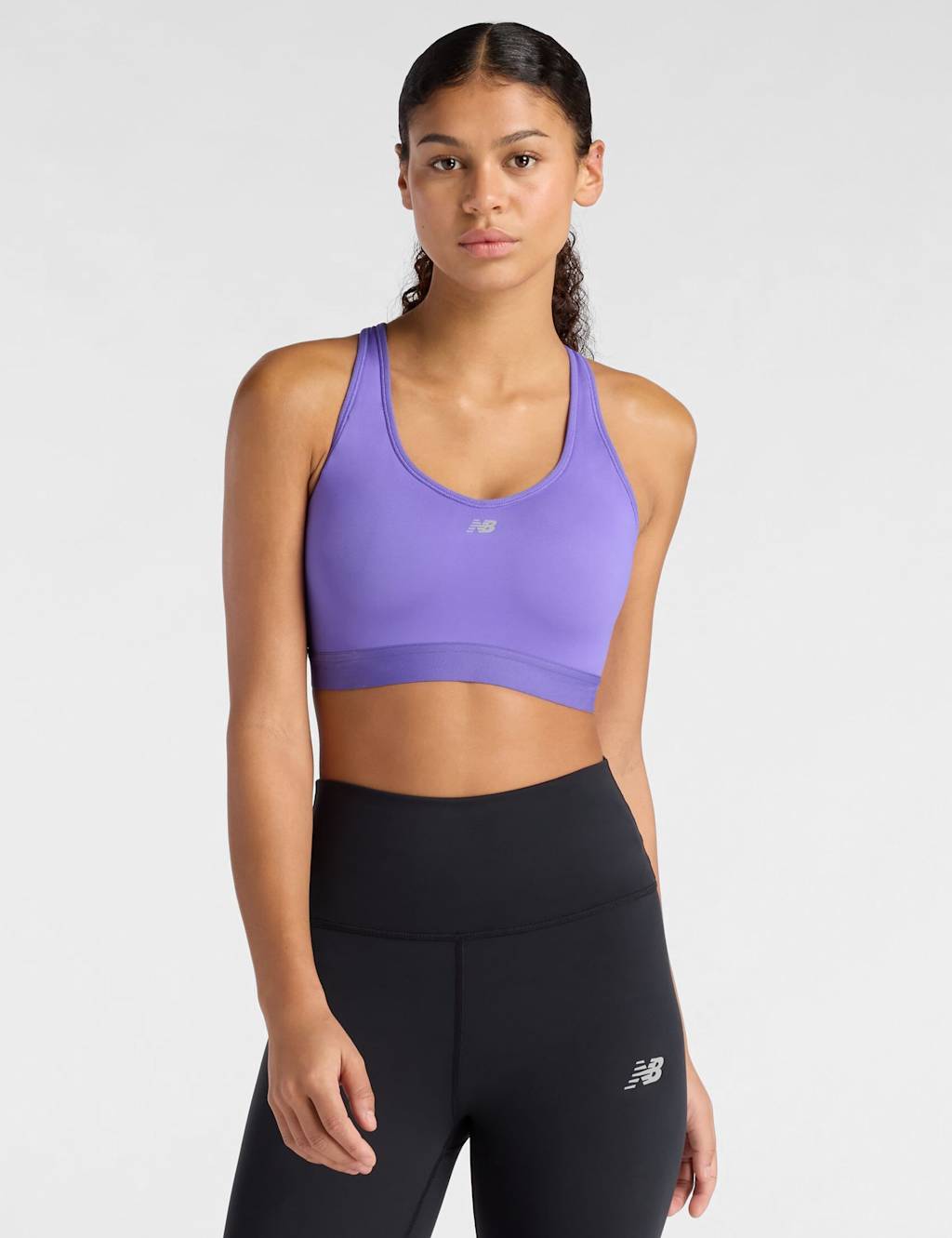 New Balance Women's Essential Run Non Wired Sports Bra (S-XL) - Extra Large - Purple