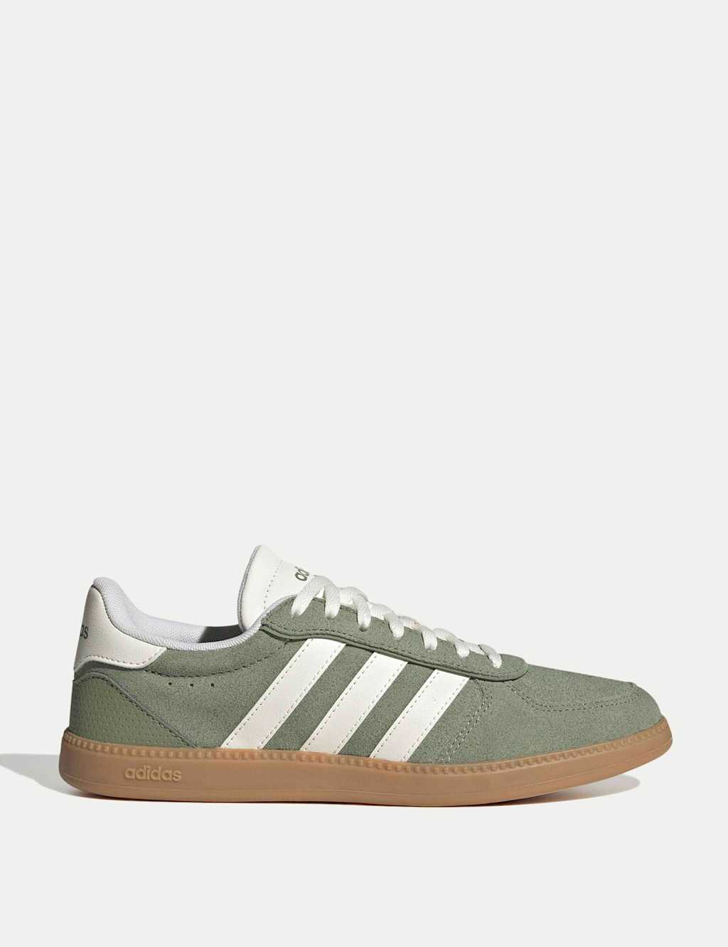 Adidas Women's Breaknet Sleek Shoes - 8 - Light Green