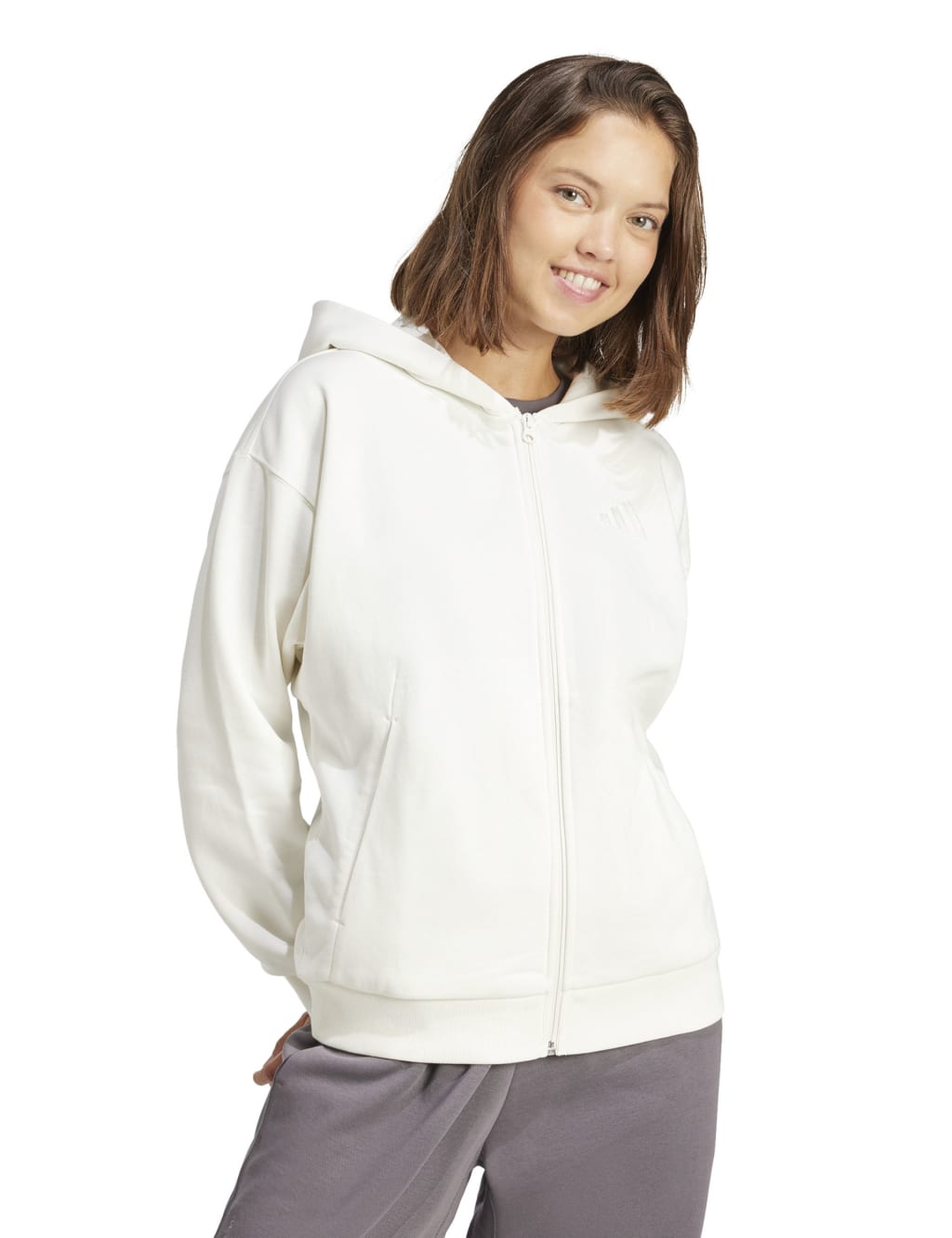 All SZN Cotton Rich Fleece Zip Up Hoodie