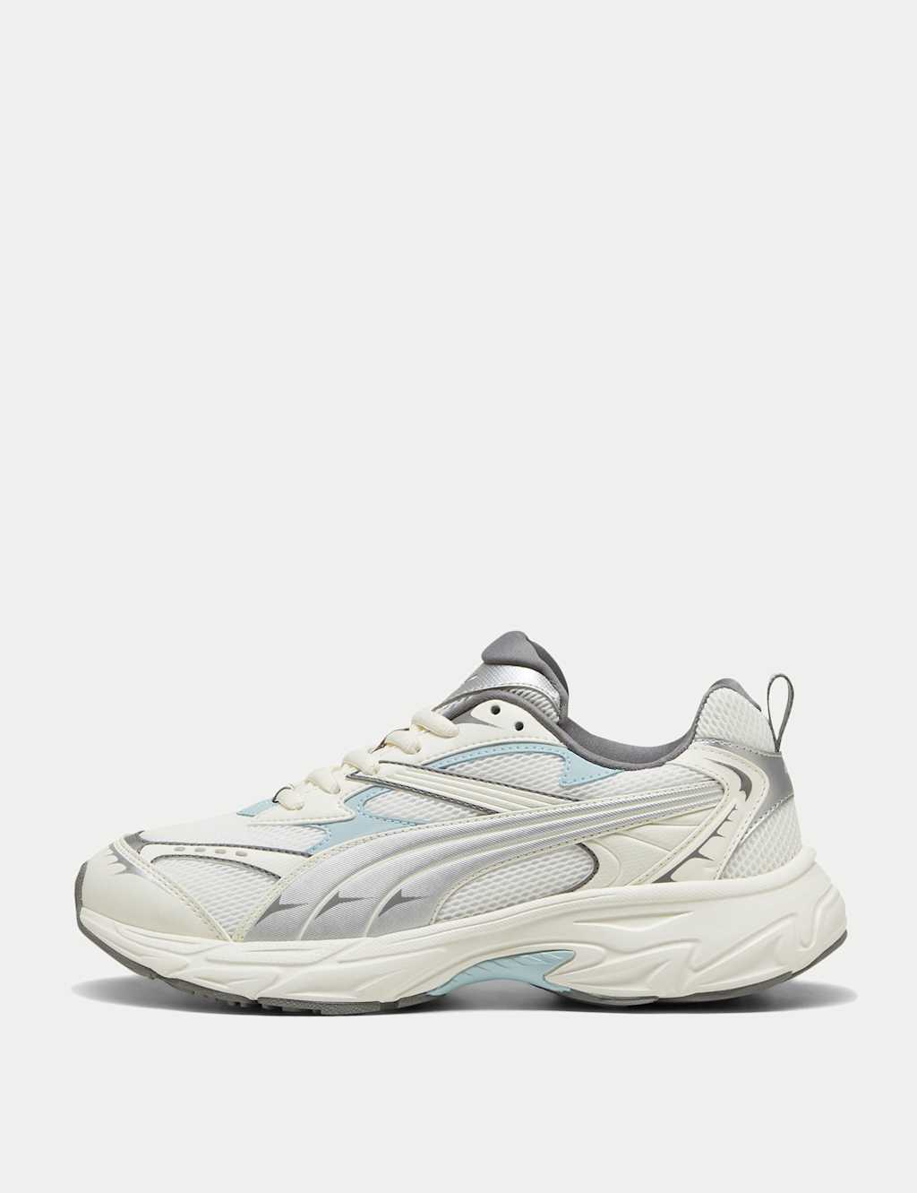 Morphic Metallic Mesh Detail Trainers