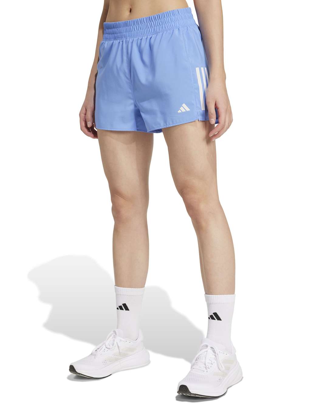 Adidas Own the Run Lightweight Running Shorts Blue Mix