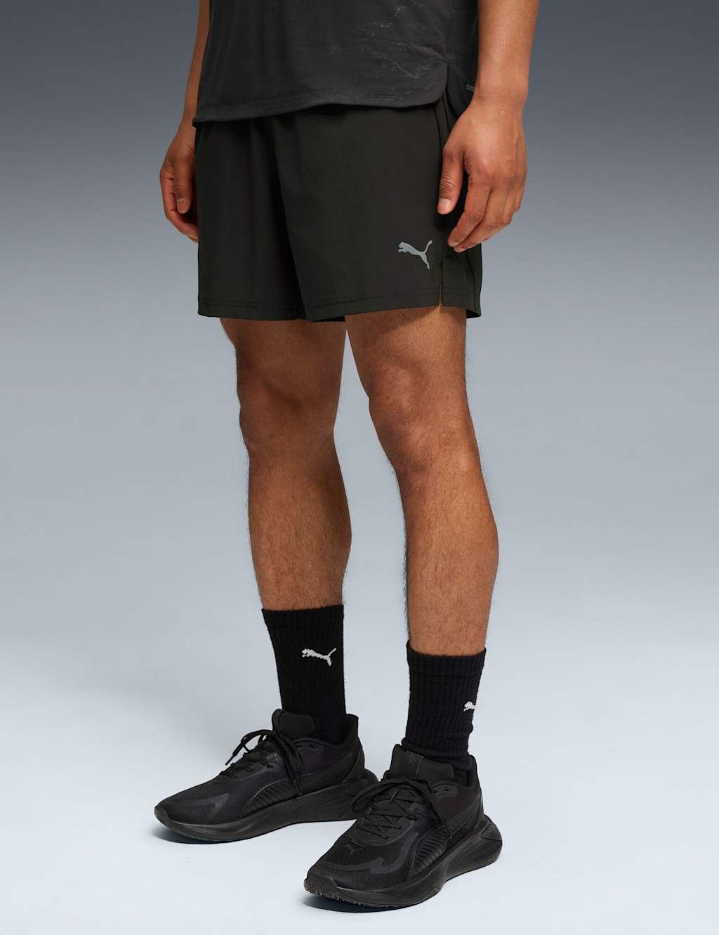 Puma Tech Training Stretch Woven Sport Shorts Black