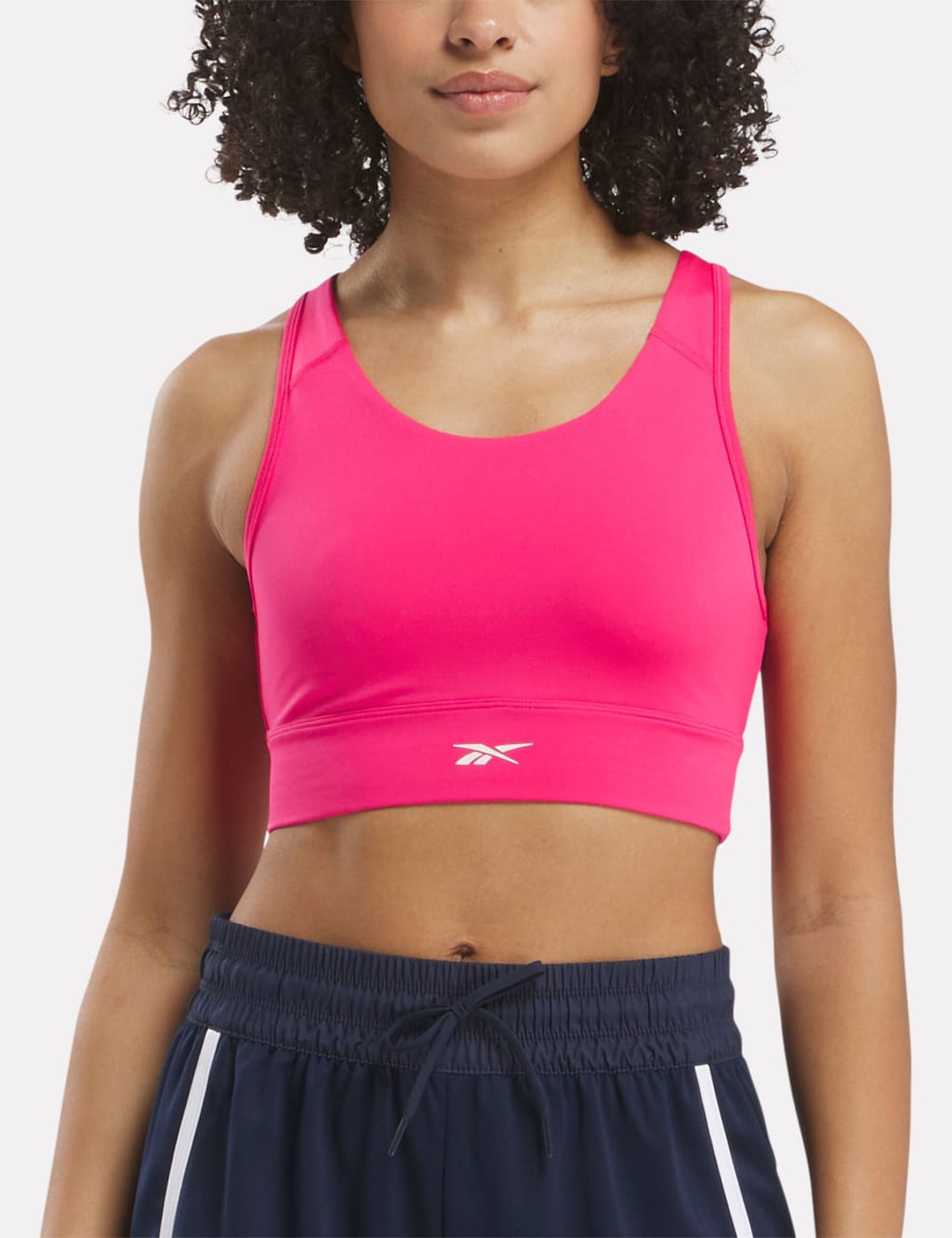 Pink sports bra sale clearance
