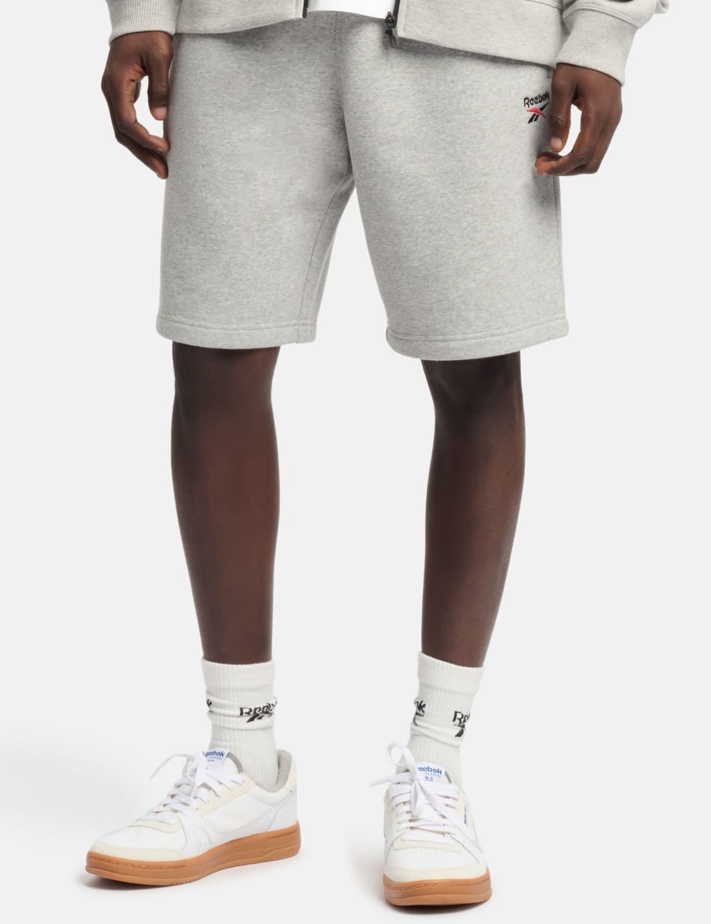 Identity Small Logo Drawstring Fleece Shorts