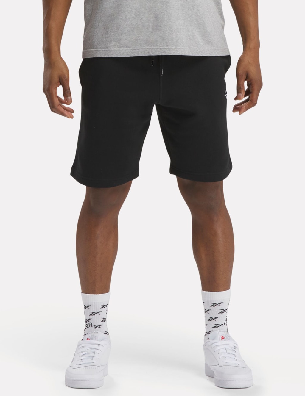 Identity Small Logo Drawstring Fleece Shorts