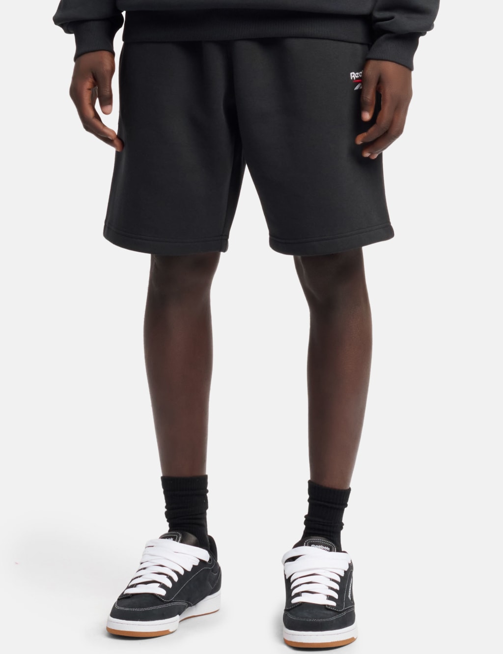 Identity Small Logo Drawstring Fleece Shorts
