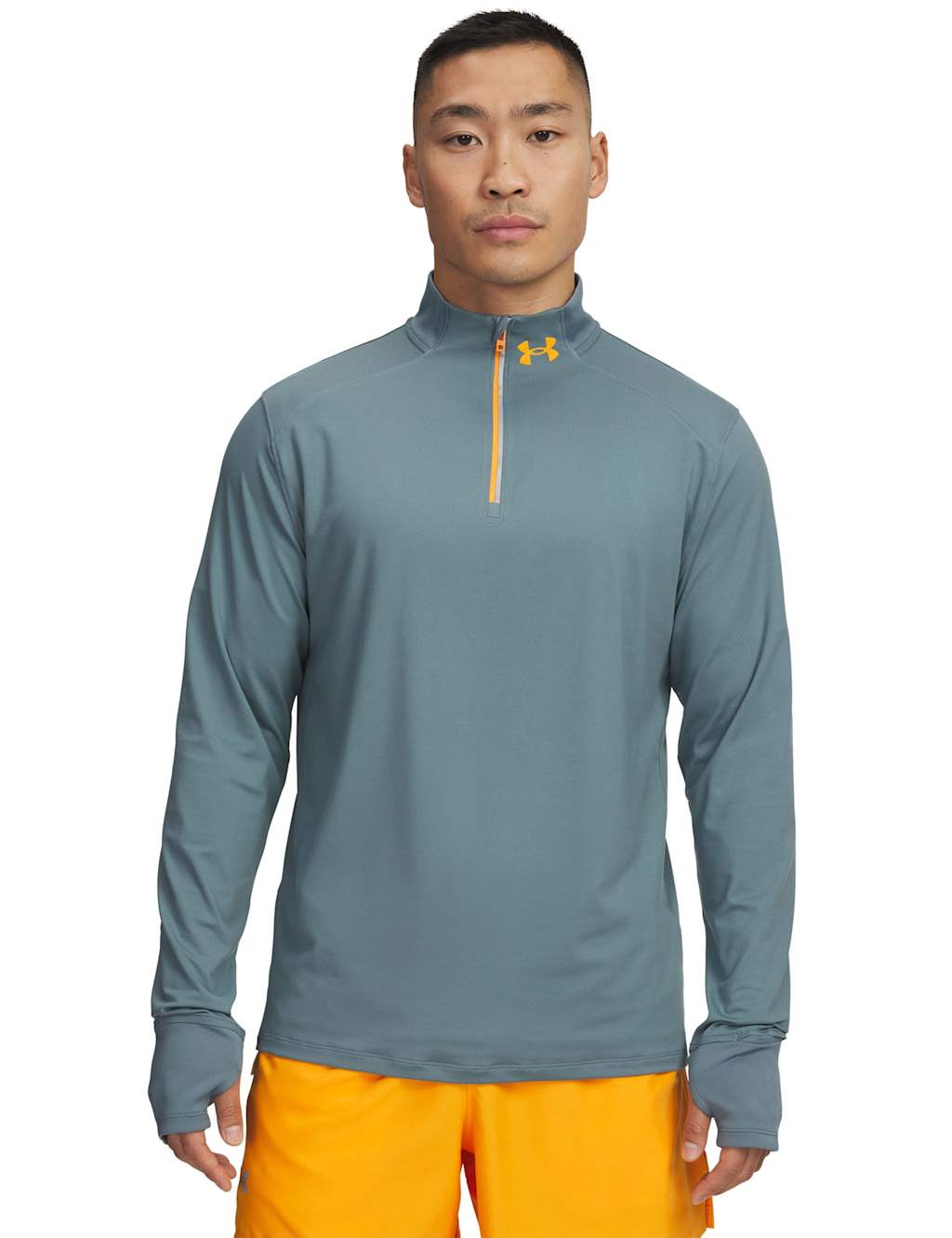 Under Armour Qualifier Half Zip Long Sleeve Top Dark Indigo