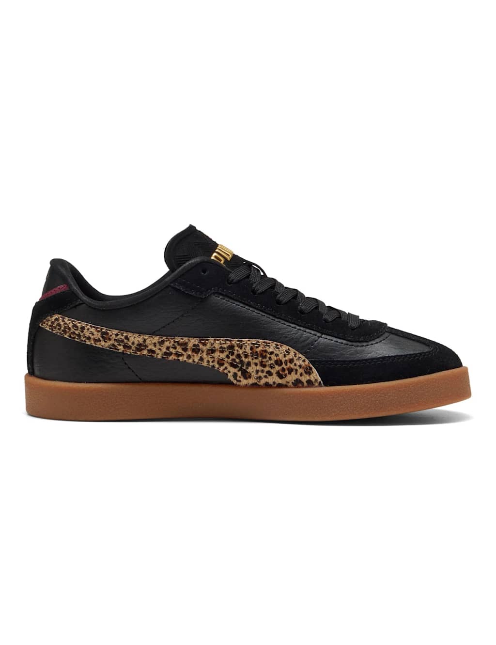 Puma Club II Era Leather Trainers Black Mix