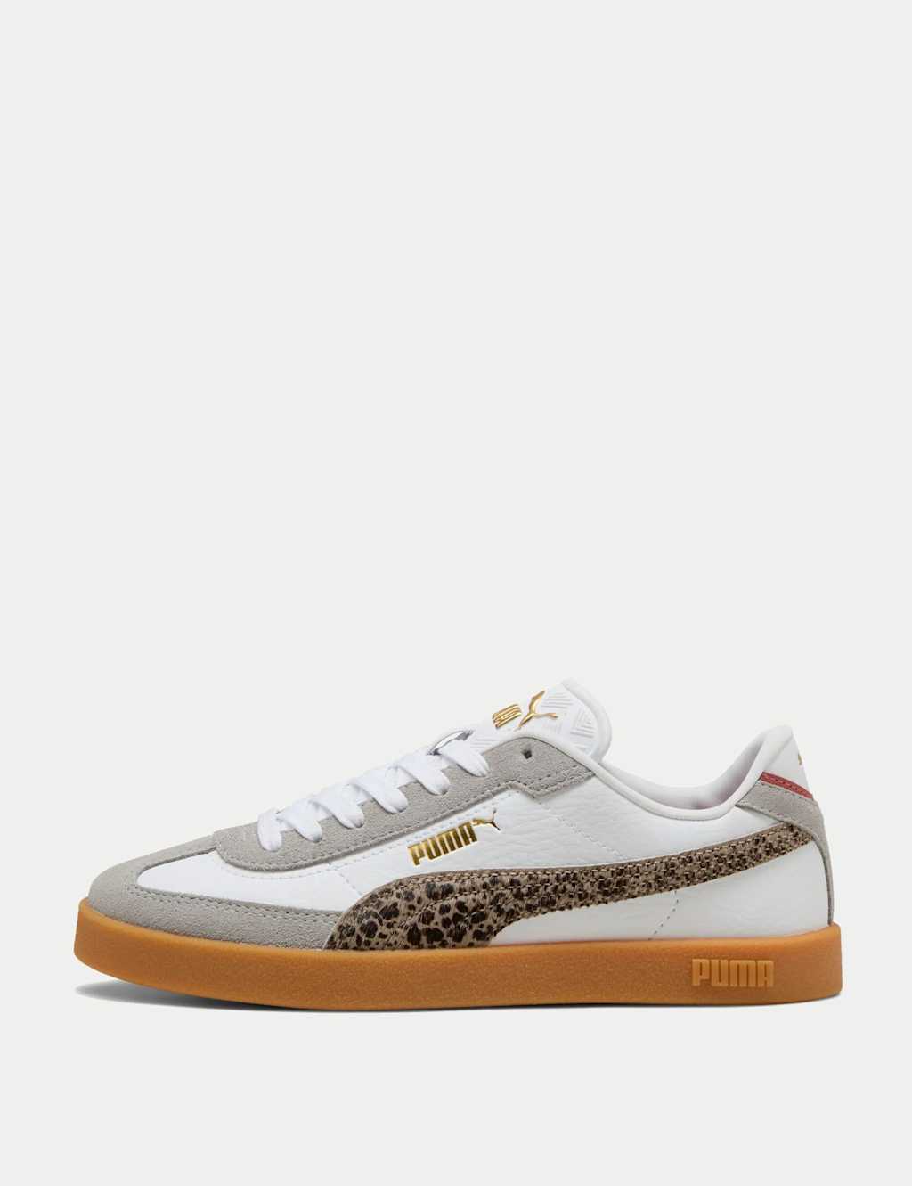 Puma Club II Era Leather Trainers White Mix
