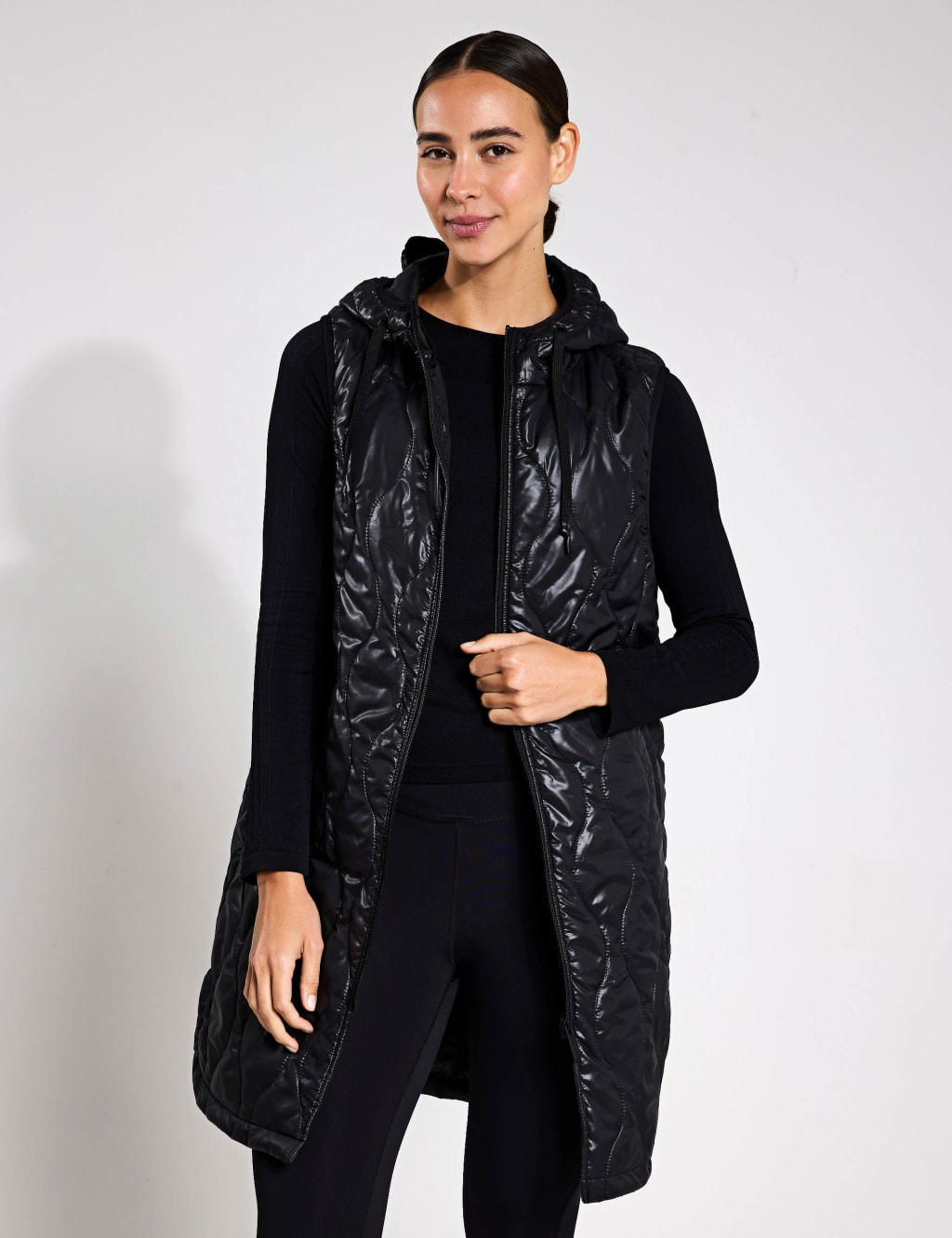 Tessa Quilted Hooded Gilet