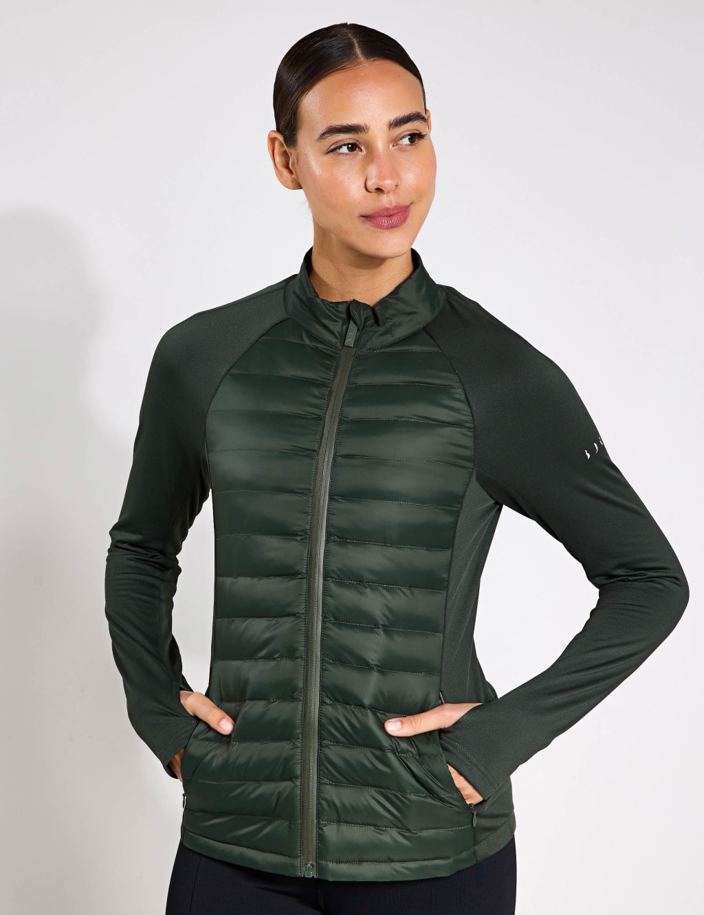 Zuri Padded Funnel Neck Sports Jacket
