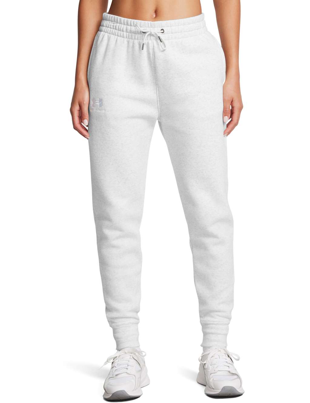 Under Armour Women's Icon Fleece Cuffed Joggers - M - White, White,Black