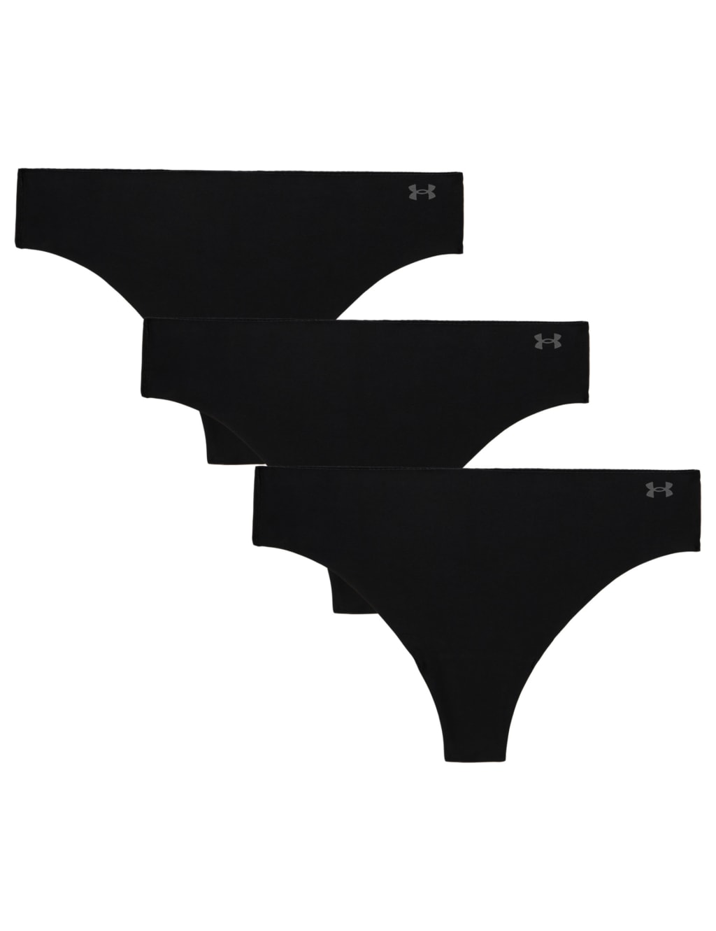 3pk Pure Stretch No Show Thongs