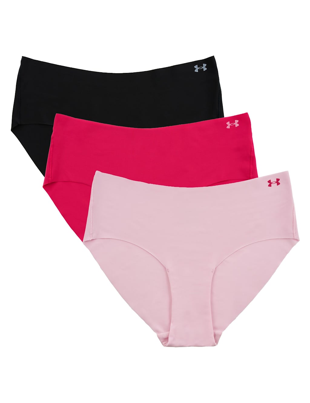 3pk Pure Stretch No Show Hipster Knickers