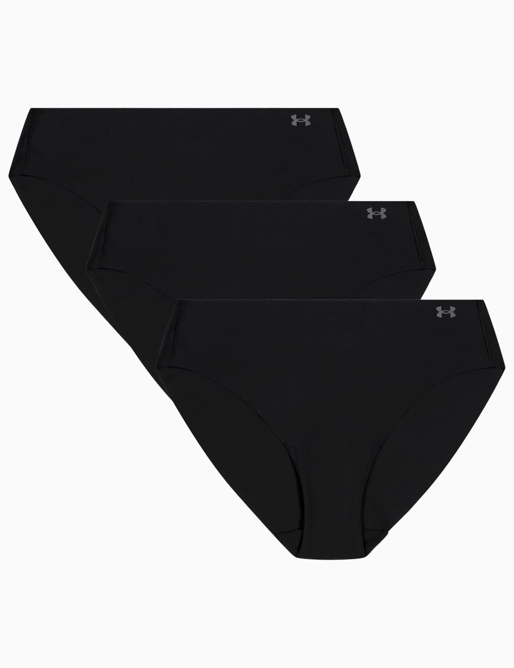 3pk Pure Stretch No Show Bikini Knickers