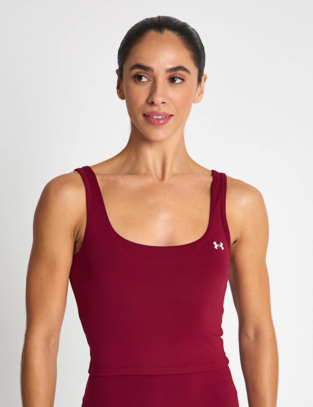 Under Armour Women's Motion Cropped Vest Top - Small - Burgundy