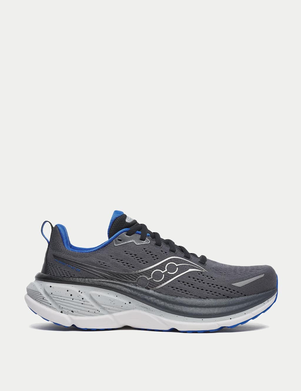 Saucony Men's Hurricane 25 Running Trainers - 11 - Grey Mix