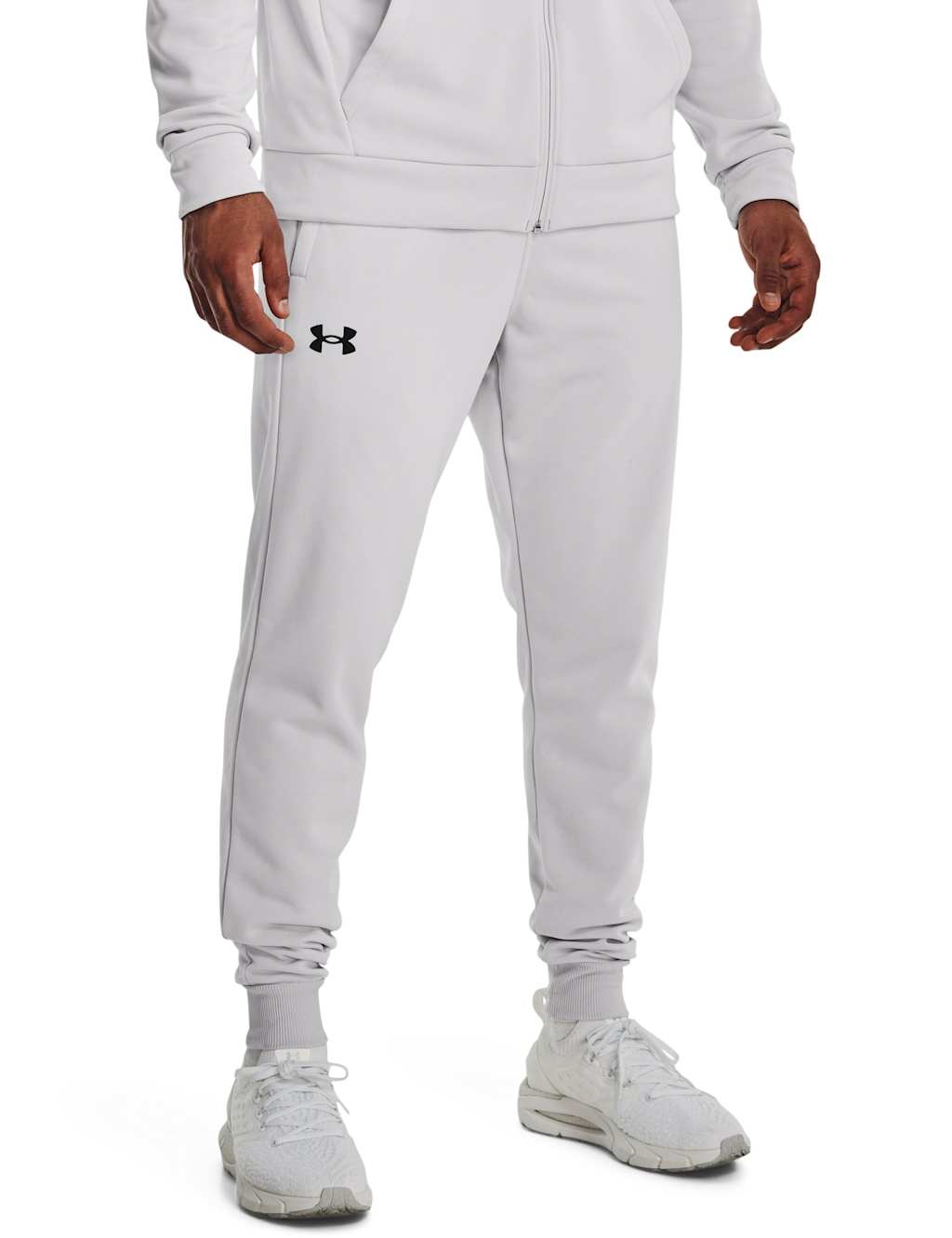 Under Armour Men's Armour Fleece Joggers - XL - Light Grey