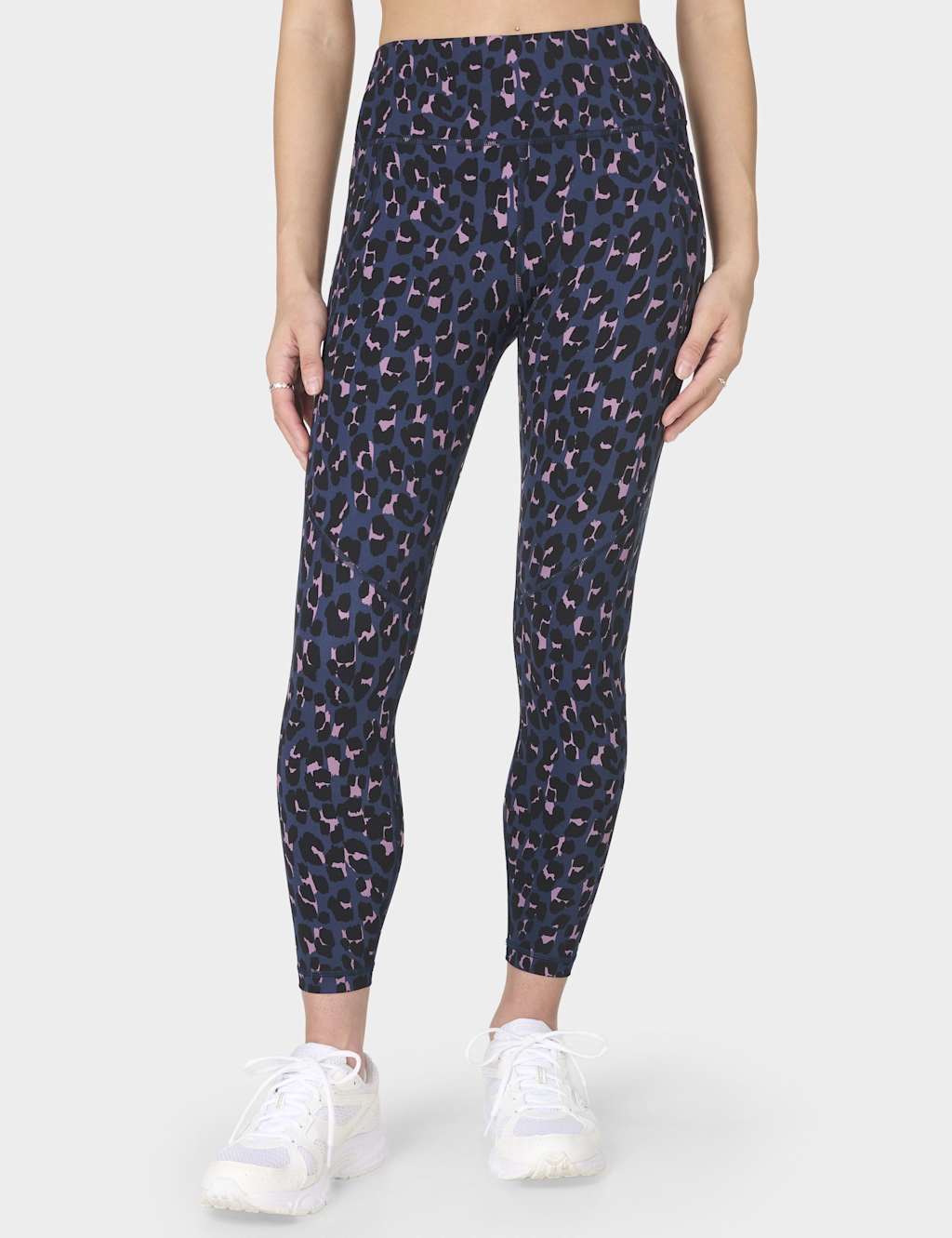 Sweaty Betty Power Printed 7/8 Leggings Purple Mix