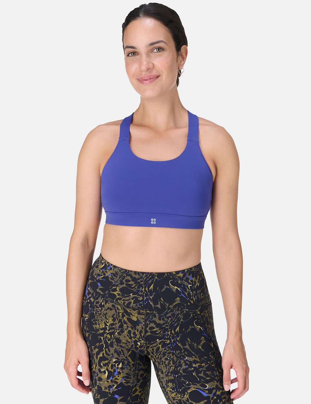 Sweaty Betty Power Medium Support Sports Bra Mid Blue
