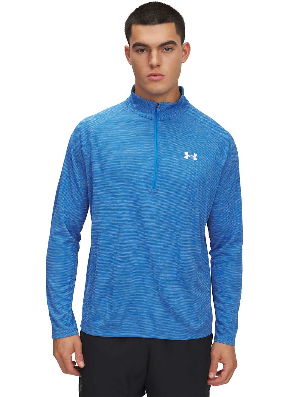Under Armour Tech Textured Half Zip Training Top Bright Blue