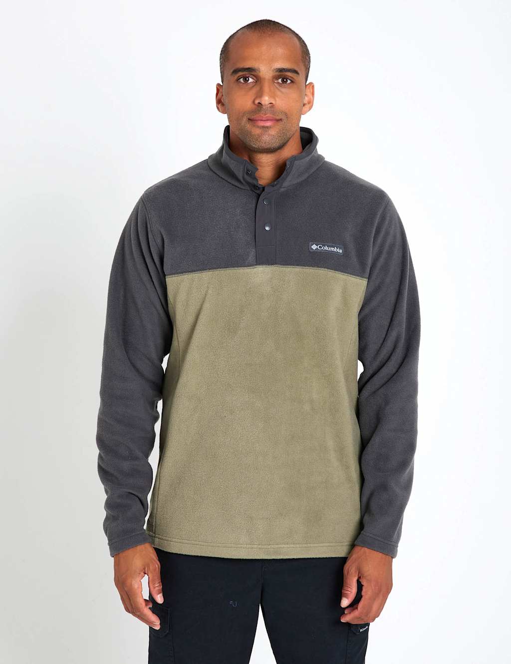 Columbia Steens Mountain 2.0 Funnel Neck Fleece Khaki Mix
