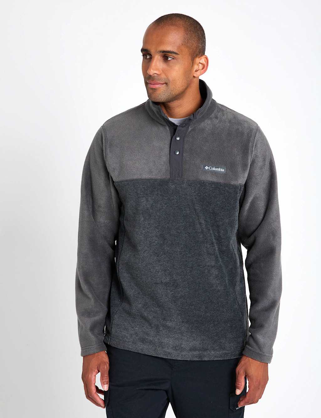 Columbia Steens Mountain 2.0 Funnel Neck Fleece Grey Mix