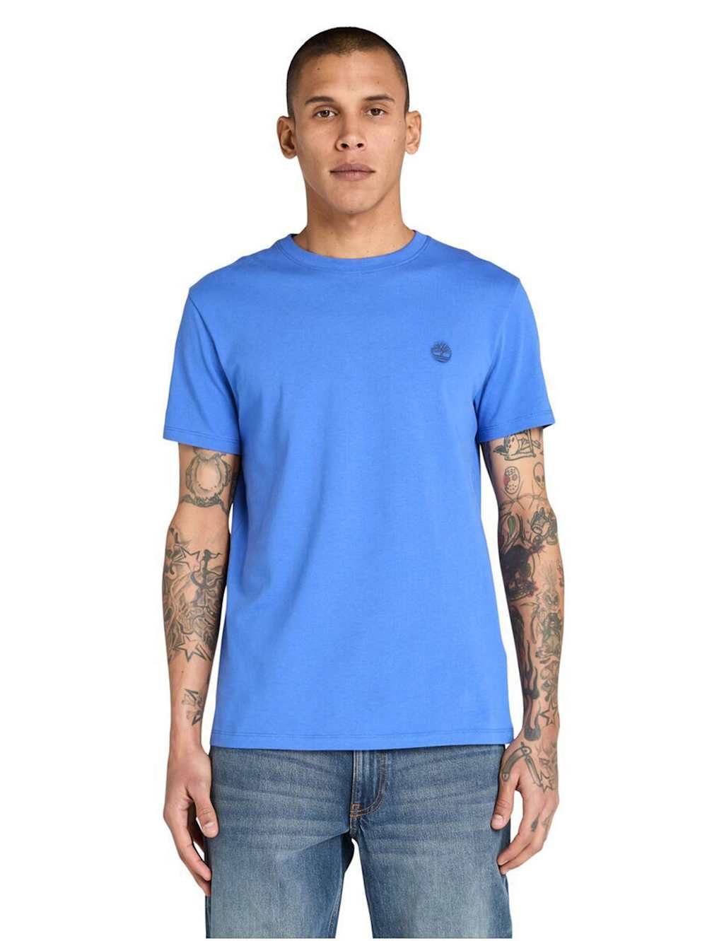 Timberland Dunstan River Pure Cotton Crew Neck T-Shirt Blue
