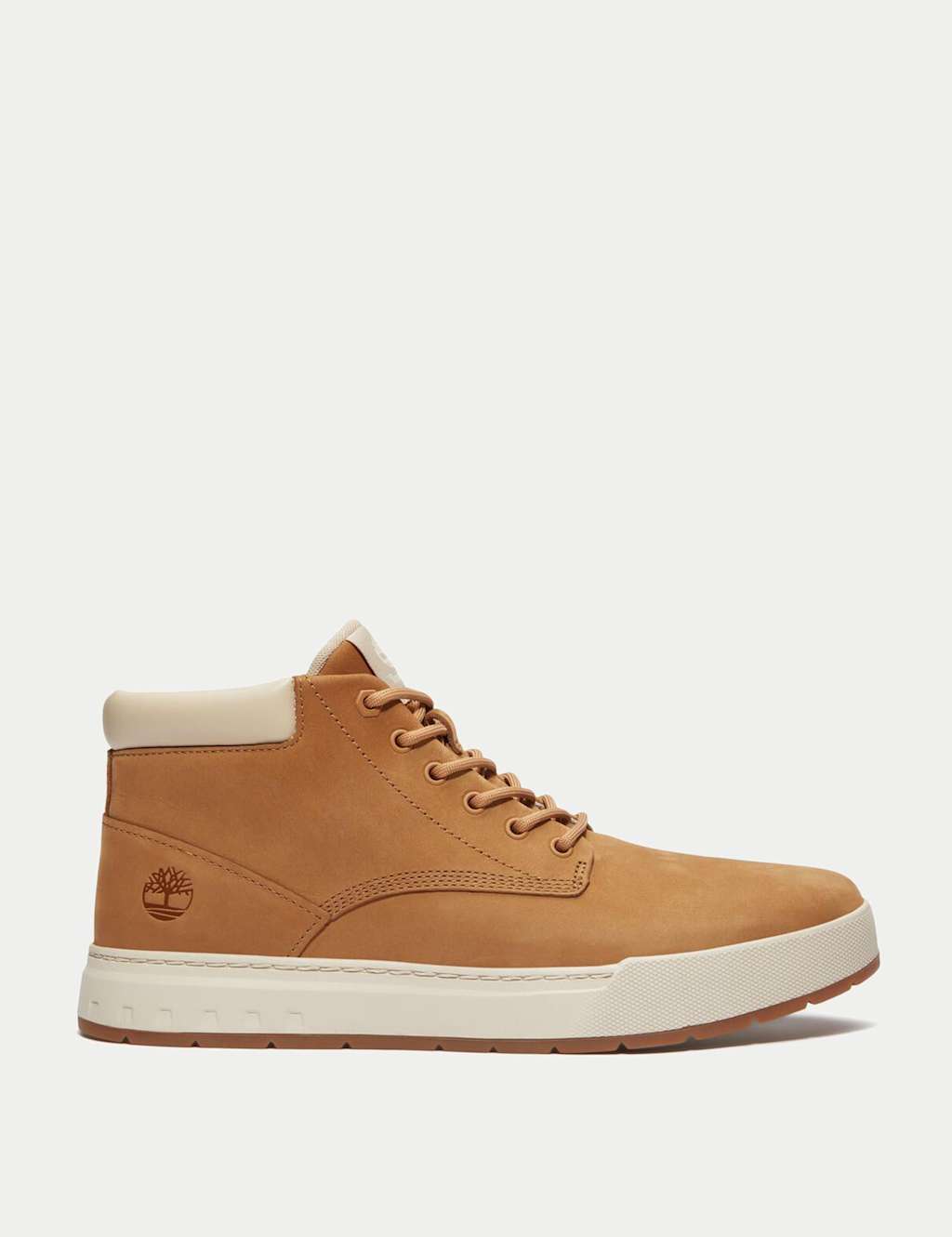 Timberland Maple Grove Leather Casual Boots Beige Mix
